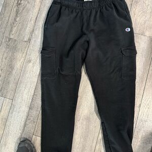 Champion Men’s Black Jogger Sweatpants
